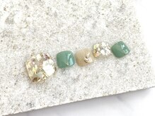 サロン ド モモ(salon de momo)/【foot】華やかデザイン