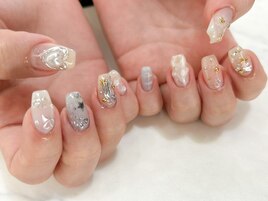 ちゅるんカラーニュアンスネイル