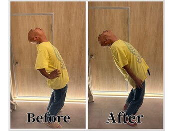 整体ラルース 中目黒(LALUZ)/50代 男性 猫背、姿勢改善