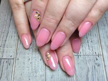 ラウト デコレーションアンドネイルサロン(Lauto Decoration&Nail Salon)/ピンクワンカラーネイル