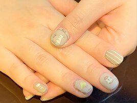 5月　うさひよネイル☆