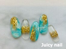 ジューシーネイル 天神店(Juicy nail)/ミラーニュアンスネイル