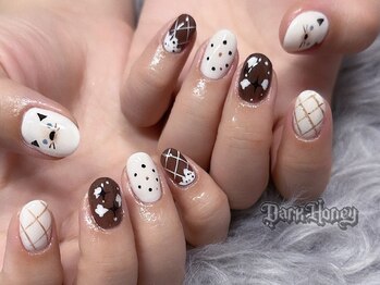 ダークハニー 原宿店(Dark Honey)/森ガールねこちゃんネイル