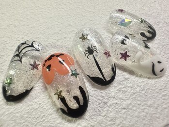 ハロウィンネイル