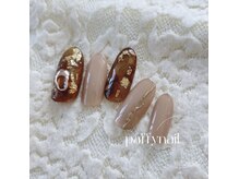 秋/上品/マグネットジェル/べっ甲/ニュアンス/ウォーターケア