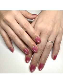 サロン ダイアナ(SALON DIANA)の写真/【ワンカラー¥4400！】シンプルだけど可愛い！を叶えたい方へ♪ツヤやフォルムにこだわり、魅せる指先へ☆