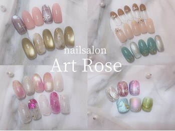 ネイルサロンアンドネイルスクールアートローズ 町田店(Art Rose)の写真/定額で賢くおしゃれに♪毎月変わる低料金大人気サロンで流行りのデザインを☆