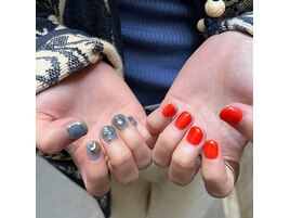 ちぐはぐネイル