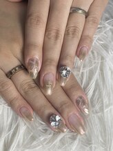 インプレス 鶴見店(Impress)/ミラーグラデーションネイル