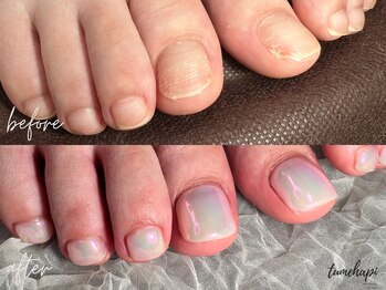 フット長さだし&ミラーパウダー