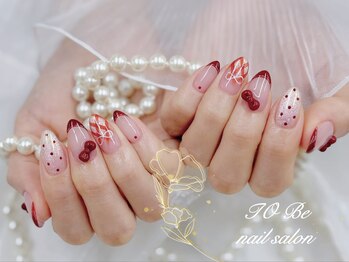 ネイルサロン トゥービー 御徒町上野(To Be)/リボンネイル