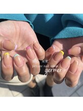 ジェルメ(germer)/カラフルフレンチ☆