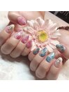 大理石ネイル