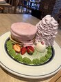 エバン 本八幡店(evan) 桜と抹茶のパンケーキ!スイーツ大好きです!