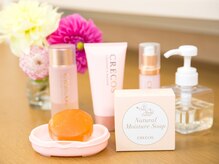 サロン リラ(salon lilas)の雰囲気（日本製のオーガニックにこだわった化粧品“CRECOS”使用◎）