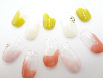 ネイルサロン クイール 小山店(NAIL SALON QUILL)/波フレンチ