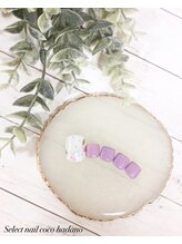 セレクトネイル ココ 秦野店(SELECT NAIL COCO)/foot　ホロ花アート