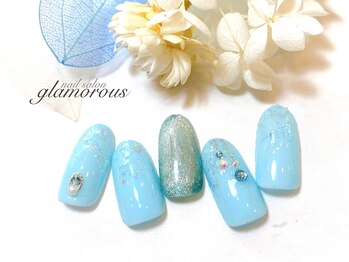 ネイルグラマラス 西新井店/《パラジェル》梅雨 Design