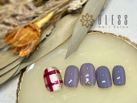 マグネットでチェック柄