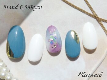 プラスネイル 北千住東口店(PLUS NAIL)/【3023】定額6,589円シェル