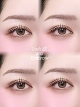 メル(meru)/眉毛ワックス × まつげパーマ