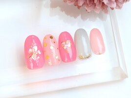 シンプルオフィスネイル☆