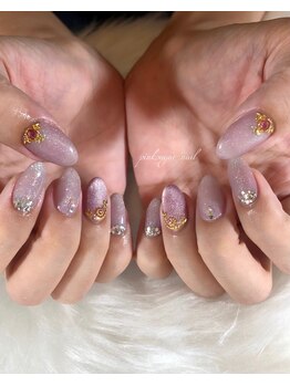 ピンクシュガーネイル(pink sugar nail)/美少女戦士風お任せデザイン