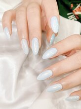 エクラ(eclat)/ブルーミラーネイル☆