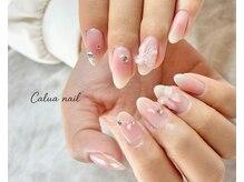 カルアネイル(Calua nail)/チーズマグ/リボン/春ネイル