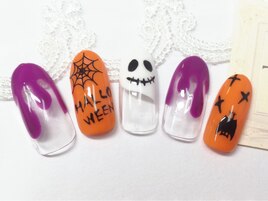 ハロウィンネイル