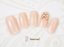 リモアネイル(limore nail)/ビジューハート☆