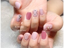 ブリノス(BLINOSS)/キルティング×ぷっくりフラワー