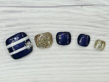 ロバル ネイルアンドまつげ(LOBAL)/フットネイルH‐1