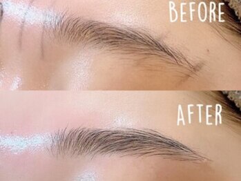 エクラ 伊勢崎店(eclat)の写真/骨格に合わせて眉毛の形をデザイン！アイブロウデザインワックス¥4800☆理想の美眉毛で印象も変わる！