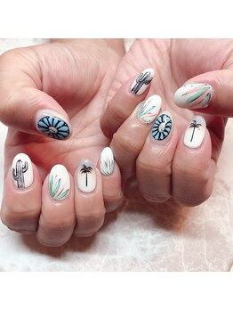 カイズプライベートネイルサロン(Kai's)/手書きアートネイル