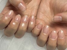 秋桜./クリアネイル