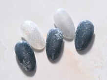 ルシェルアイ/雪の結晶☆マグネット☆くすみ