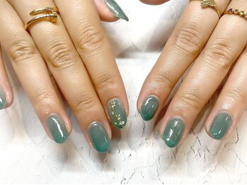 アンジュネイル(Angenail)/くすみシアーグリーン
