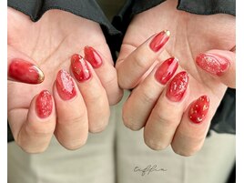～Red　Nuance　Nail～
