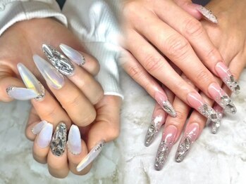 ルリアン(LeLien)の写真/大人ゴージャスなネイルで魅せる!デザイン力抜群の長さ出しネイルなら当サロンで★