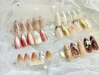 ネイル バイ エン(Nail by EN)の写真/【当日予約OK!】シンプルの中にもこだわりの大人デザイン×美しいフォルムで周りと差がつく★理想の指先へ