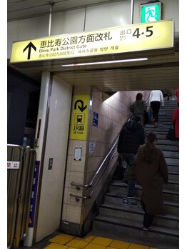 アンジェリーナ/アクセス/日比谷線ご利用の方　