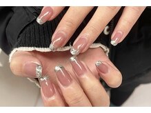 セネル(SeneL)/ガラスフレンチネイル★大阪/