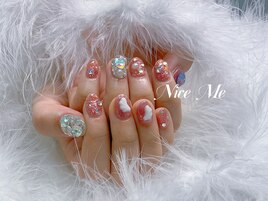 ストーン付け放題、パーツ追加ok