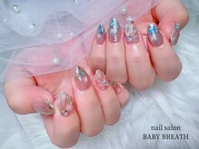 ベイビーブレス(BABY BREATH)/持ち込み☆マーメイドネイル