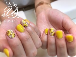 向日葵ネイルシェル
