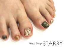スターリー(STARRY)/フットネイル　凸凹秋カラー