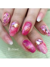アールローズ(R-rose)/鱗ネイル　￥12100