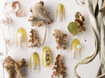 ネイルプラザ 河原町OPA店(NAIL PLAZA)/グラデ×ビックパーツネイル