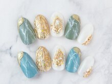 モアニヒロオ 広尾駅前店(MOANI Hiroo)/大理石ネイル